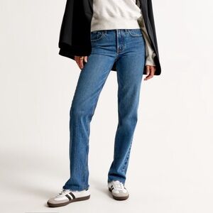 Abercrombie Mid Rise 90s Straight Jean